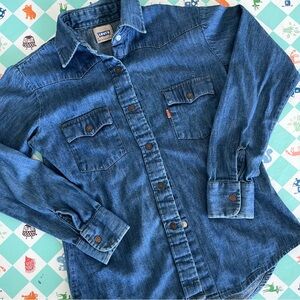 Vintage LEVI’S Orange Tab Button Down Shirt